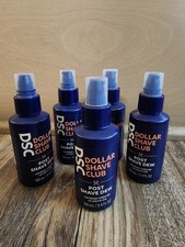 Lot of 5 Dollar Shave Club Soothing Post Shave Dew 3.4 oz Aftershave Moisturizer