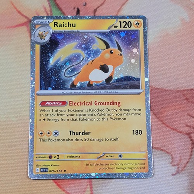 #ad #ad Raichu 026 165 Cosmos Holo 151 Sam#x27;s Club Exclusive Promo Pokémon TCG $8.99