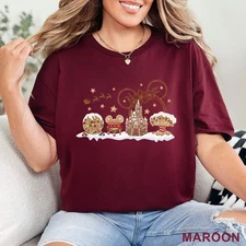 Disney Gingerbread Castle Shirt, Christmas Castle Shirt, Disney Christmas 203706