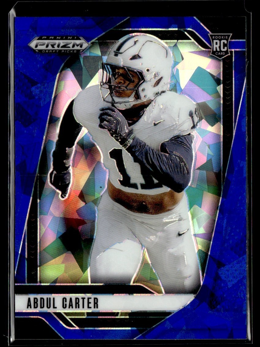 2025 Prizm Draft Picks Blue Ice Abdul Carter Rookie /149 Penn State #102