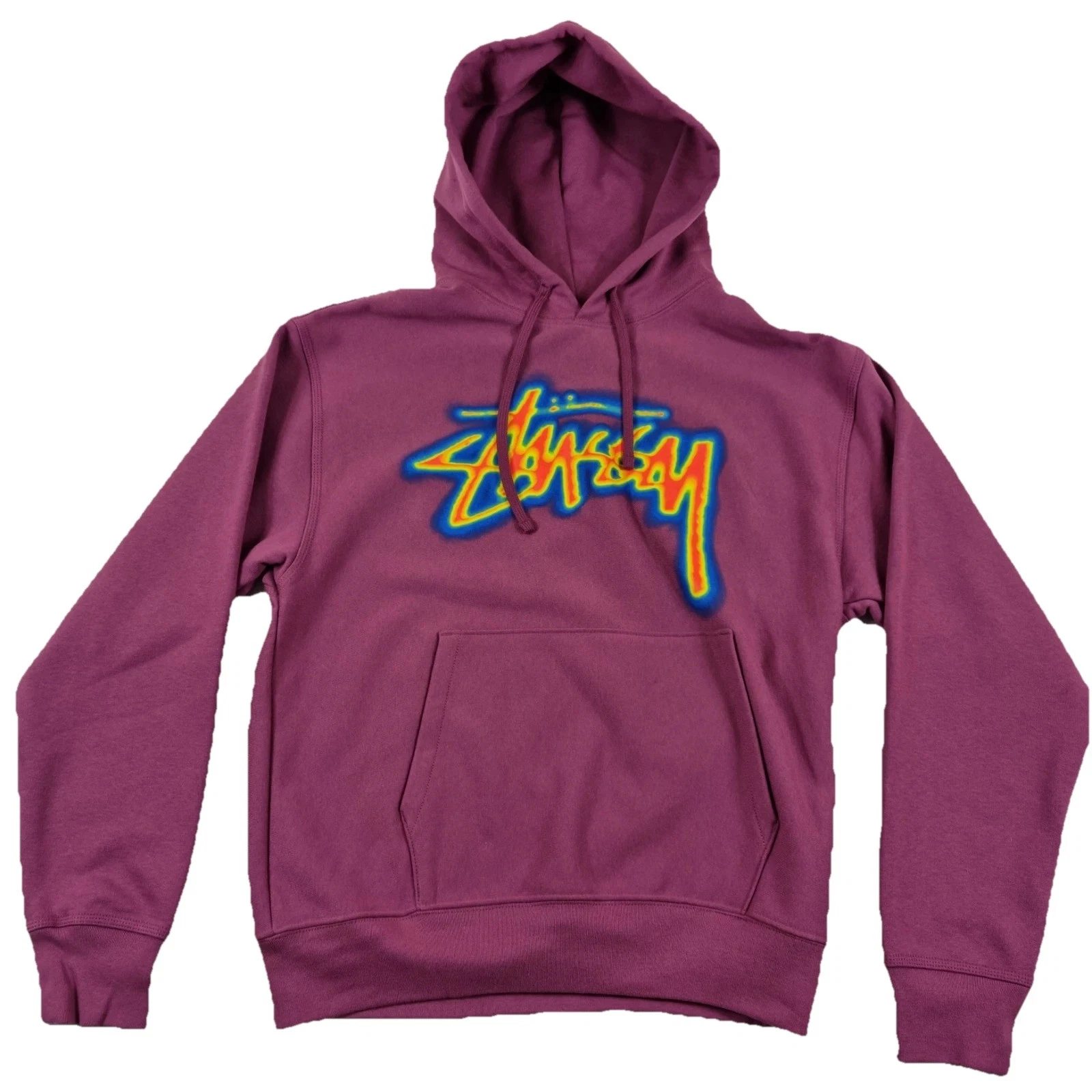 Stussy Thermal Hoodie Berry