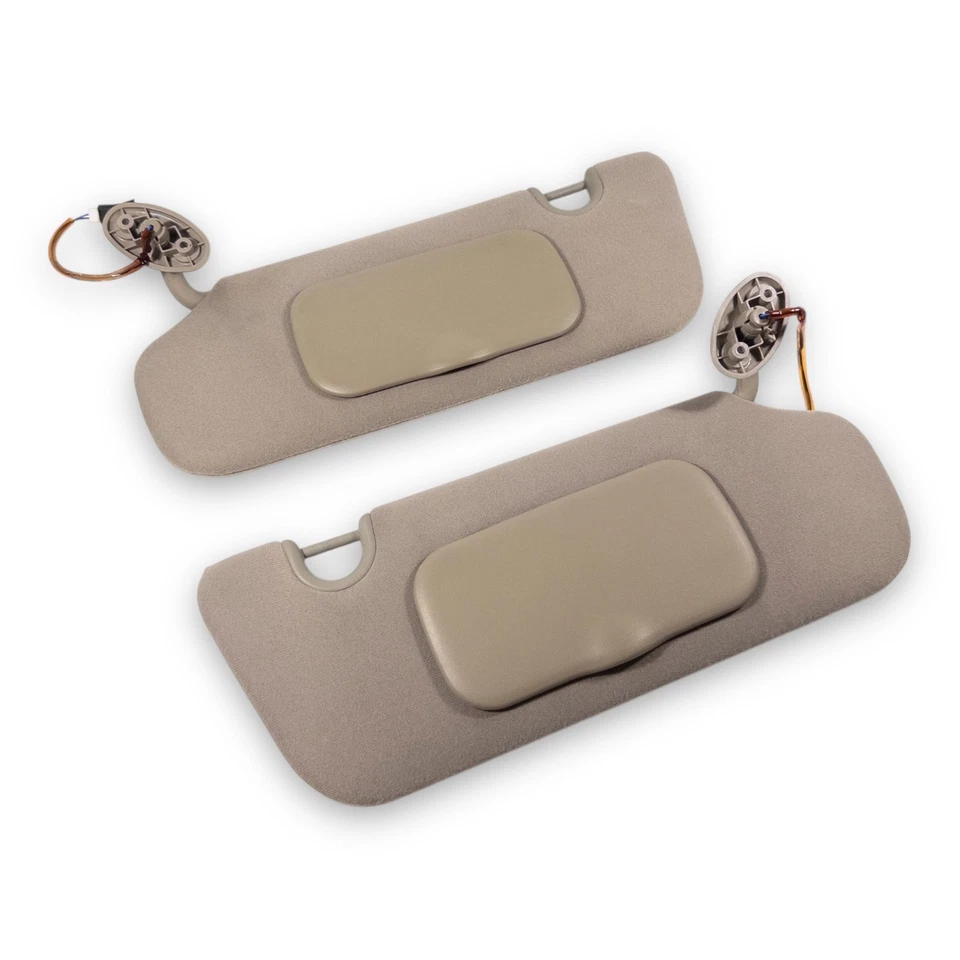 Juego de pares de parasoles iluminados para conductor y pasajero Jeep Liberty 2002-2003 Foto 3 de 4