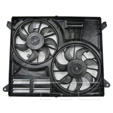 Dual Radiator & Condenser Cooling Fan Assembly for 15-18 Ford Edge F2GZ 8C607 B