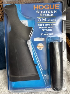 Hogue OverMolded Shotgun Stock 12'' L.O.P. for Remington 870, 12GA, Black 