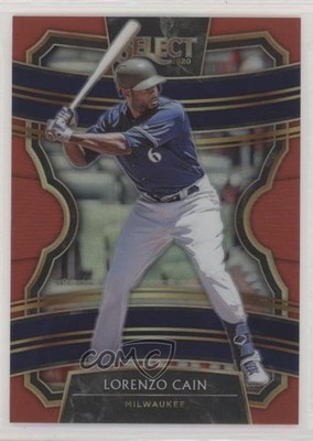 2020 Panini Select Red Prizm 102/199 Lorenzo Cain #38 1u6