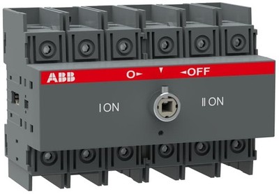 OT100F3C ABB 3-Pole 100A Non-Fuse Changeover Switch UL98 NEW