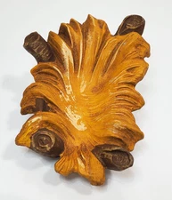 Vintage Italy Christmas Nativity Manger NO JESUS Ceramic Primitive Rustic