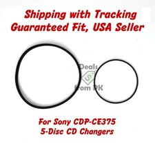 Belt Kit for Sony CDP-CE375 5-Disc Carousel CD Changer - WITH TRACKING