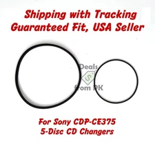 Belt Kit for Sony CDP-CE375 5-Disc Carousel CD Changer - WITH TRACKING