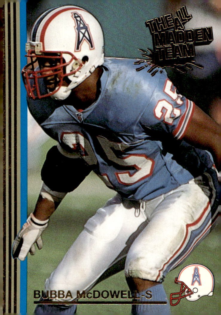 1992 Action Packed All-Madden #12 Bubba McDowell