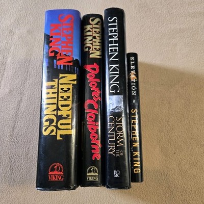Stephen King 1st Edition Lot, Needful Things, Dolores Claiborne, Storm Century
