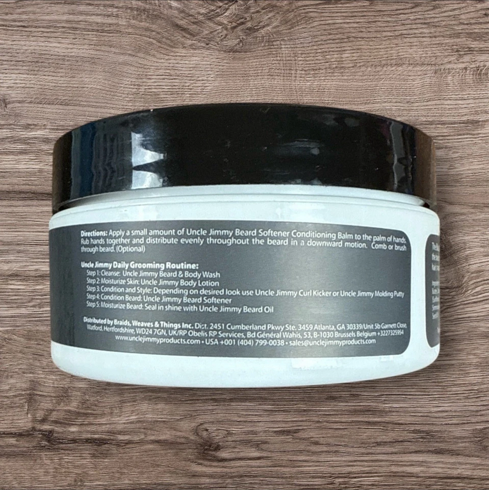 BÁLSAMO ACONDICIONADOR SUAVIZANTE BARBA TÍO JIMMY 2 OZ Foto 3 de 3