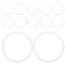 12 Pcs Bottle Cap Sealing Ring Set Replacement Gasket Silicone
