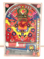 Vintage Pachinko 777 Wanda Toy Mini Pinball Game Pink NOT working