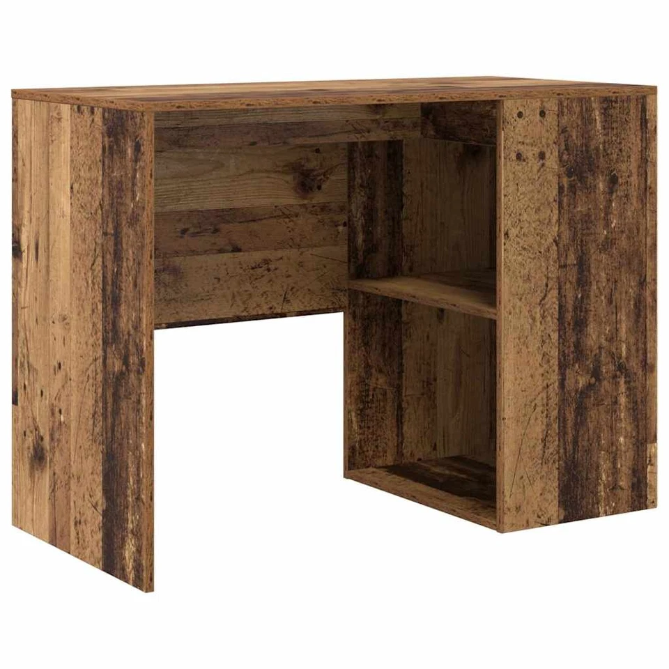 Eckschreibtisch Alter Holz 102x88x75 Cm Holzwerkstoff - Bild 4 von 4
