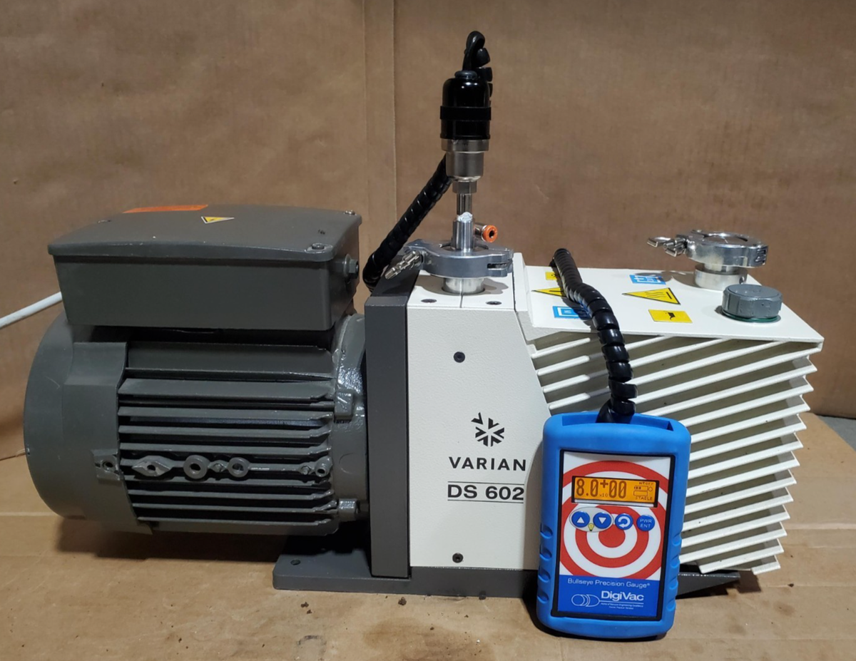 Varian DS602 Dual Stage Rotary Vane Vacuum Pump for sale online | eBay