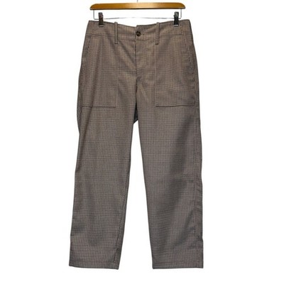 Closed Tony Multi-Color Houndstooth Cropped Pants Size 26 NWT Academia Preppy