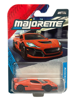 Majorette Showroom Rimac Nevera Orange 1:64 Die Cast Metal Model Neu