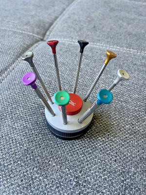 Horotec 8 Piece Screwdriver Set on Rotating Stand
