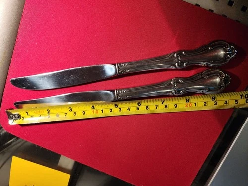 Sterling Silver International Joan of Arc Dinner Knife set 9 1/4"