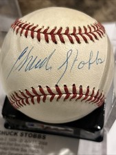 Chuck Stobbs Auto Official American League Ball. Sox, Cardinals, Twins, Senators