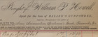 1886 William P Howell Hazard Gunpowder NY Invoice Drop Shot Buck Shot Ephemera — photo 3