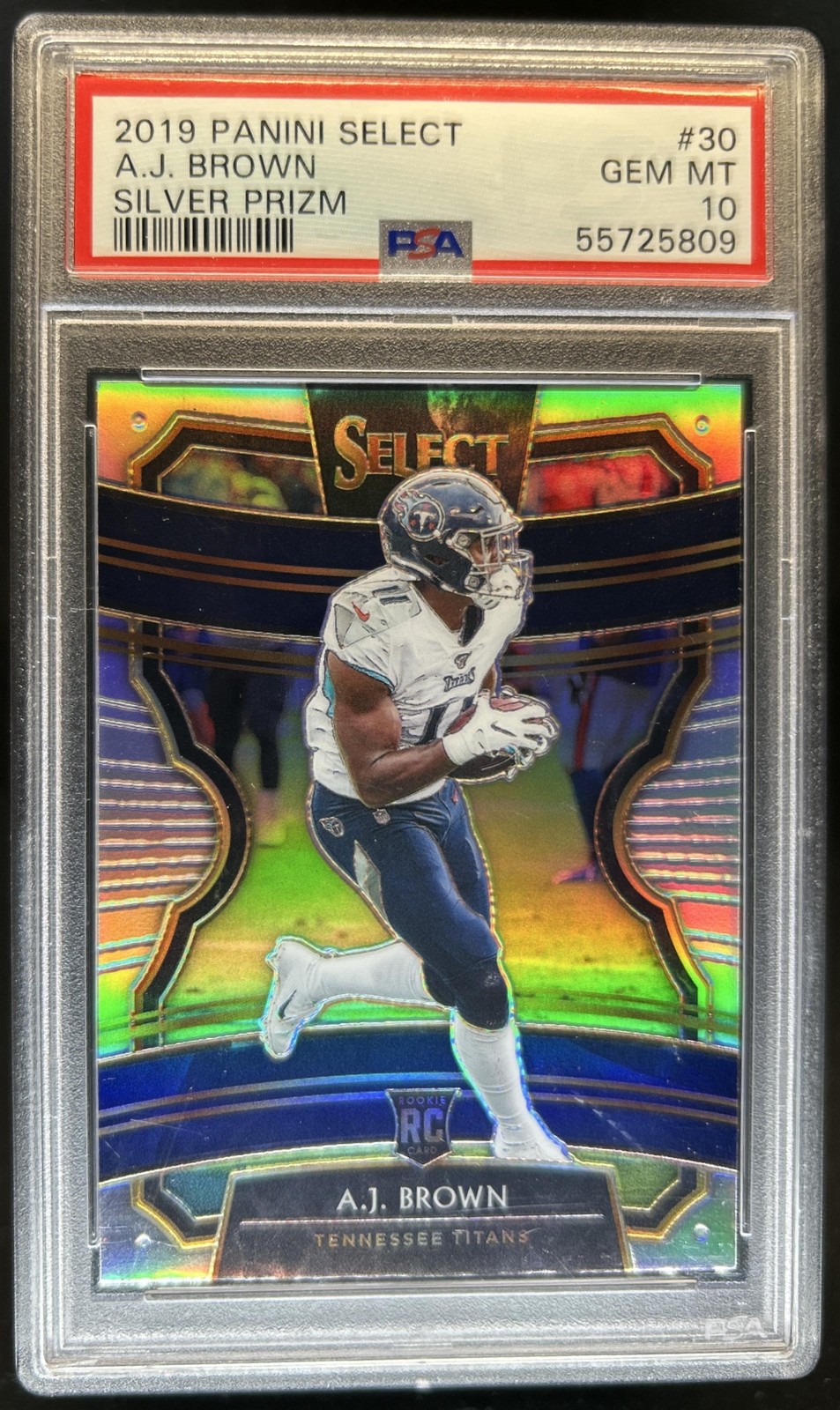 AJ Brown Panini Select #30 Silver