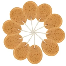 10pcs Shower Sponges Honeycomb Bath Sponge Body Scrubber Cleansing Supplies