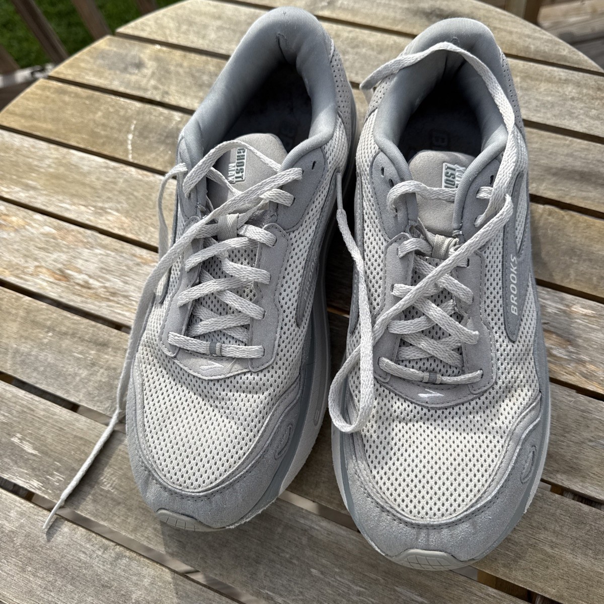 Brooks Ghost Max Gray Running Walking Shoes Sneakers Men\'s Size 12D 11204441D034 Brooks Men main image 3
