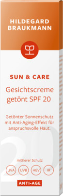 Hildegard Braukmann Sun & Care ANTI-AGE Gesichtscreme getönt SPF 20 ,   50 ml
