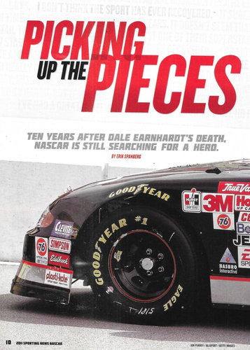 Sporting News Magazine Nascar Dale Earnhardt Jimmie Johnson Driver Profiles - Picture 5 of 13