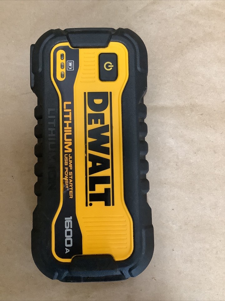 DeWalt DXAELJ16 1600A Jump Starter / USB Power Bank With Clamps eBay