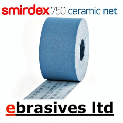 Smirdex 750 Keramiknetz Schleifrolle 115mm x 10m Klett Abranet Alternative
