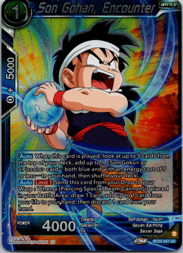 PSA 10 Super Dragonball Heroes Son Gohan UM12-SEC3 SEC SDBH