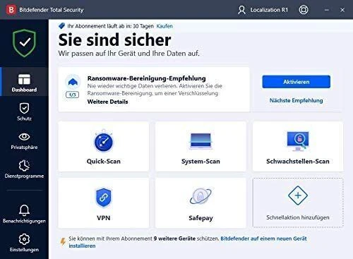 Bitdefender Total Security 2025 5 Geräte Download PC Mac Android Inkl.VPN - Bild 4 von 4