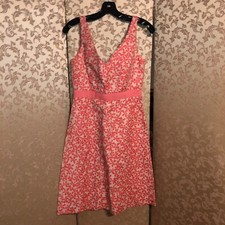 24 HOUR FLASH SALE! J. Crew Vintage Pink Beige Multi-Color Floral Dress Size 6 8