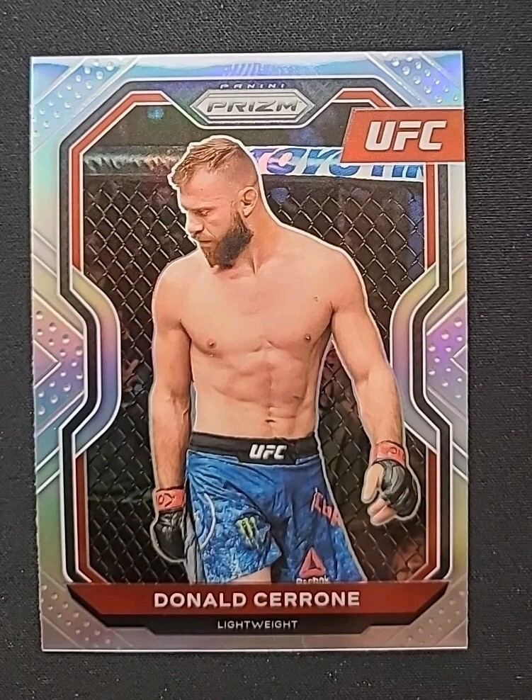 2021 Panini Prizm UFC Silver Prizm Donald Cowboy Cerrone
