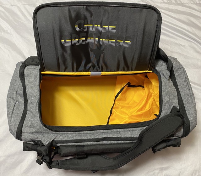 the rock under armour duffle bag