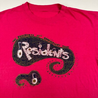 The Residents Shirt Large 13th Anniversary Red Color All Size