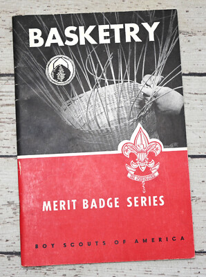 1962 BSA Boy Scouts Of America Basketry Merit Badge Series