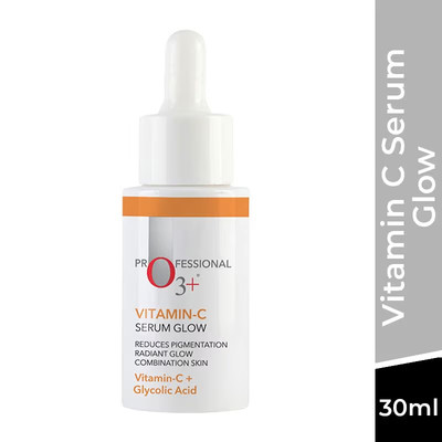 O3+ Skin SoLutions Vitamin C Serum Glow With Glycolic Acid (30ml) Free Shipping
