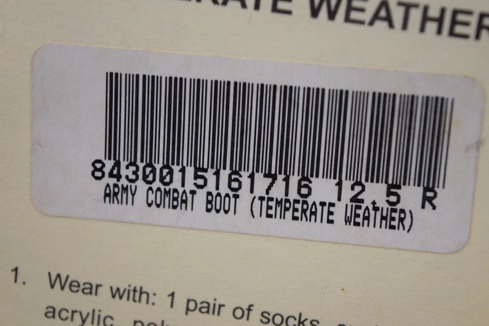 Botas de Combate Belleville 00s Bronceadas Desierto Combate Talla 12.5 c.2003 Hechas en EE. UU. Foto 3 de 4