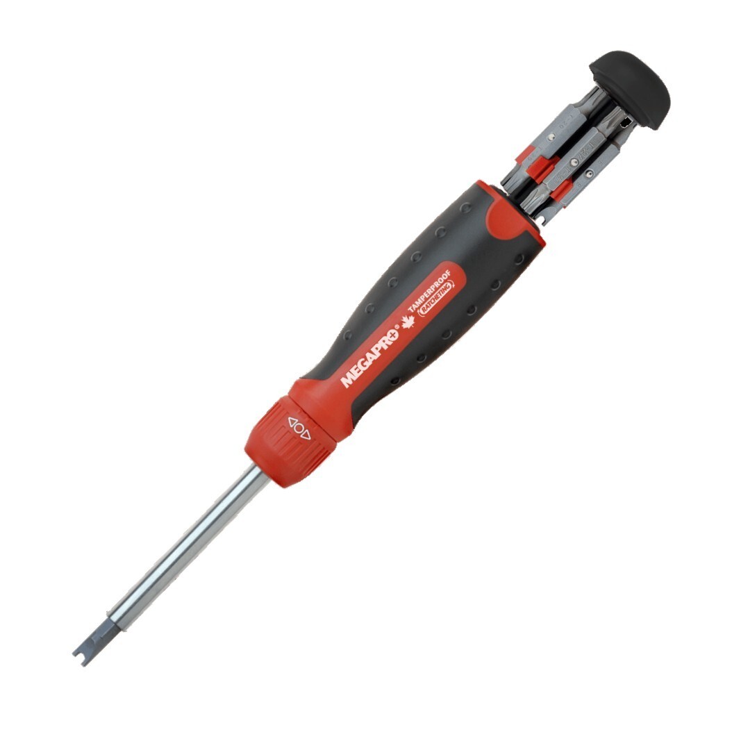 Megapro Tamperproof Ratcheting 13-1 Multi Bit Screwdriver