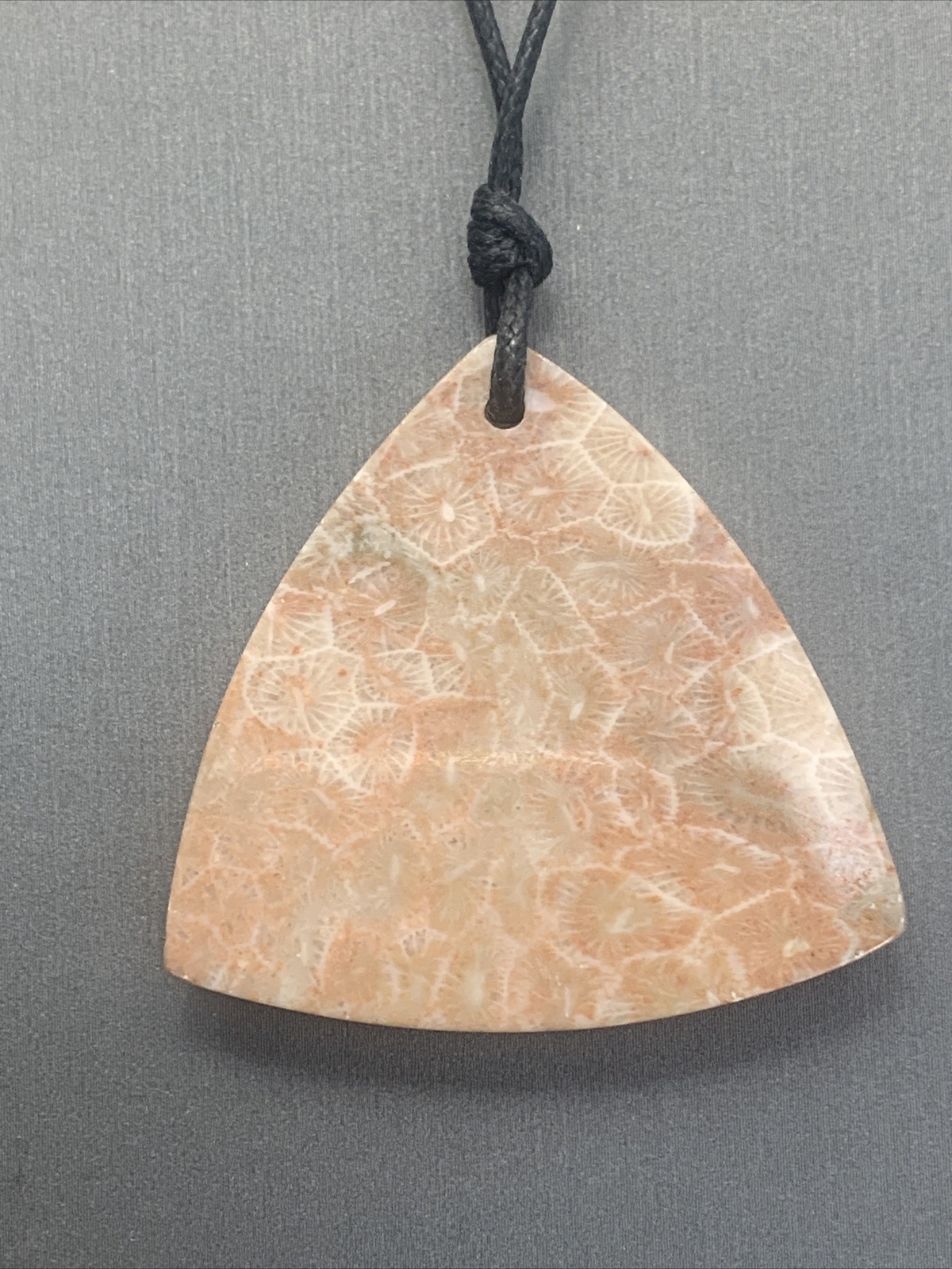 Vintage Mens Solid Triangular Real Sponge Coral  … - image 4