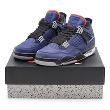 CQ9597-401 Nike Air Jordan 4 Retro Winterized Loyal Blue White Black (Herren)