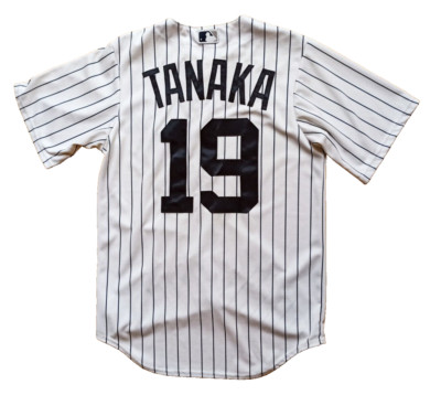 Majestic Masahiro Tanaka New York Yankees Pinstripe Jersey Trikot MLB Coolbase S