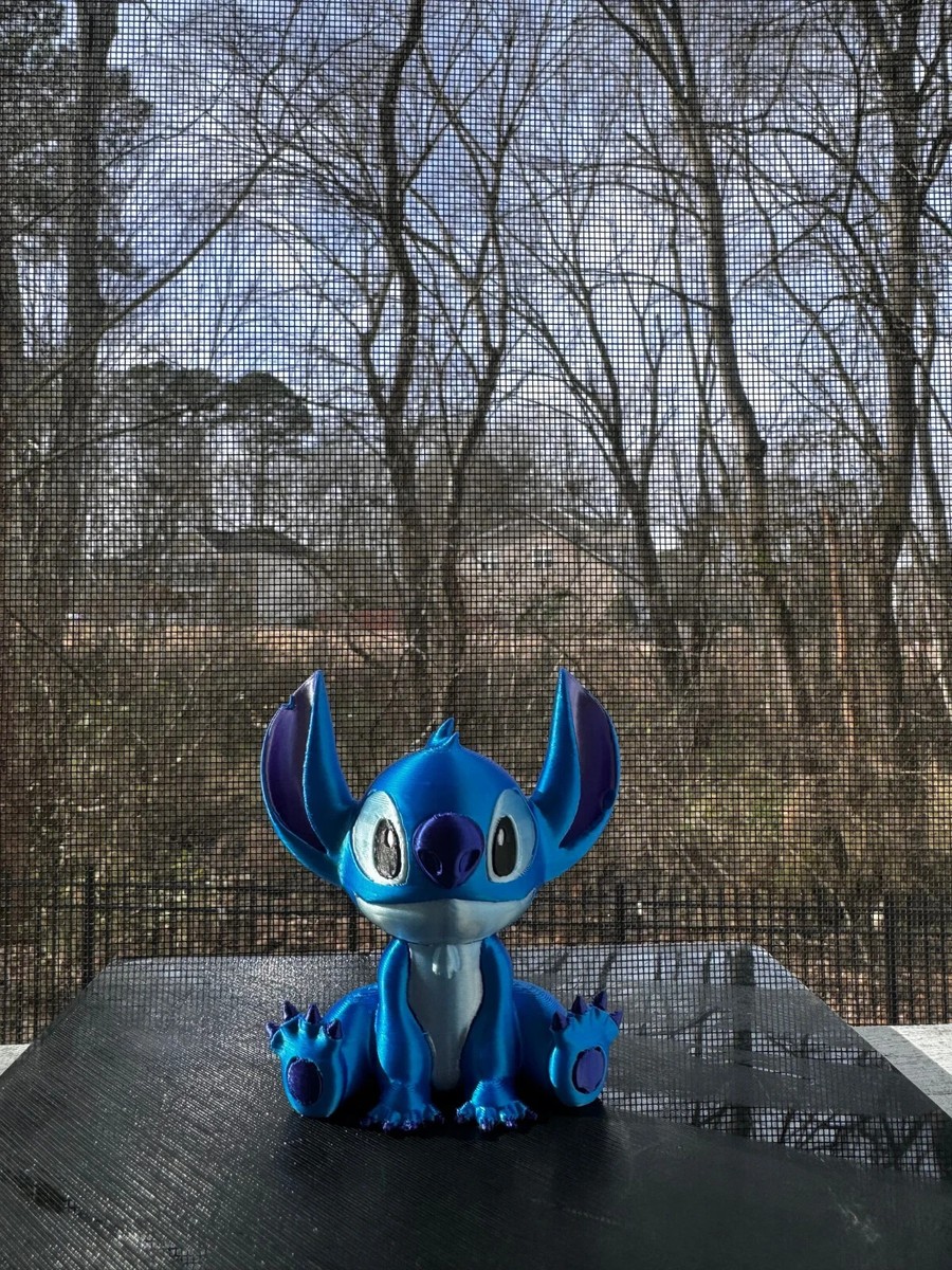 stitch 3D printed COLORED 3 Inches Tall | eBay