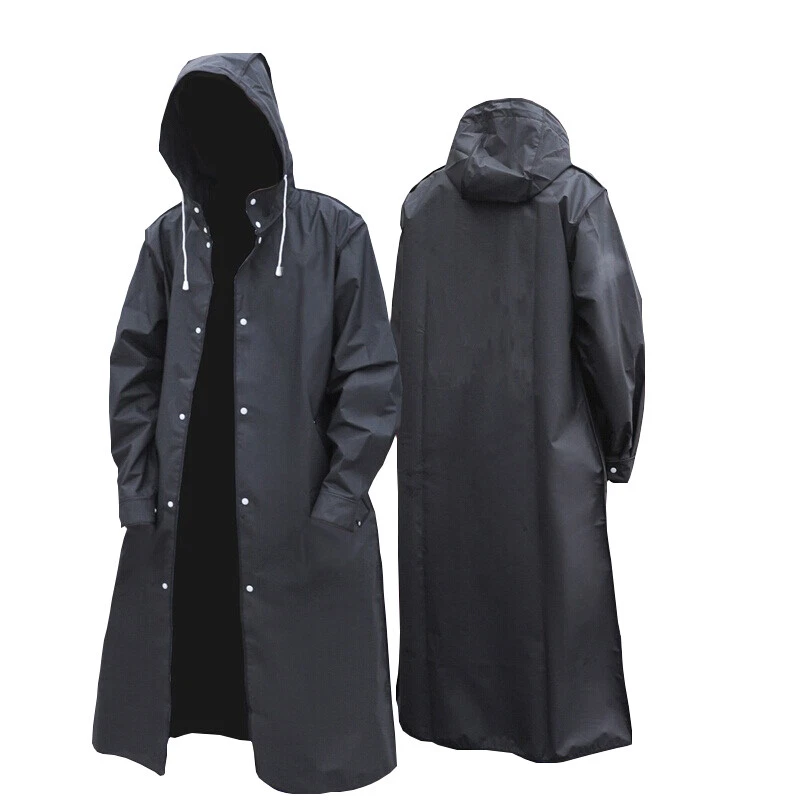 Waterproof Long Raincoat Hooded for Outdoor Hiking Travel Fishing Thickened
Opens in a new window or