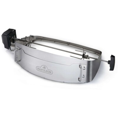 Napoleon Portable Grill Travel Q 285 Rotisserie & Pizza Shroud Oven Kit  69281