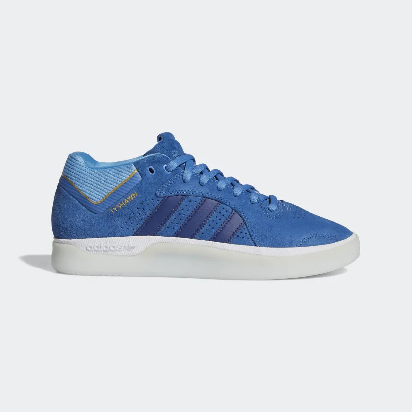 Adidas Skateboarding Tyshawn Jones Sky Blue Suede Size H04934 Icy Soles
